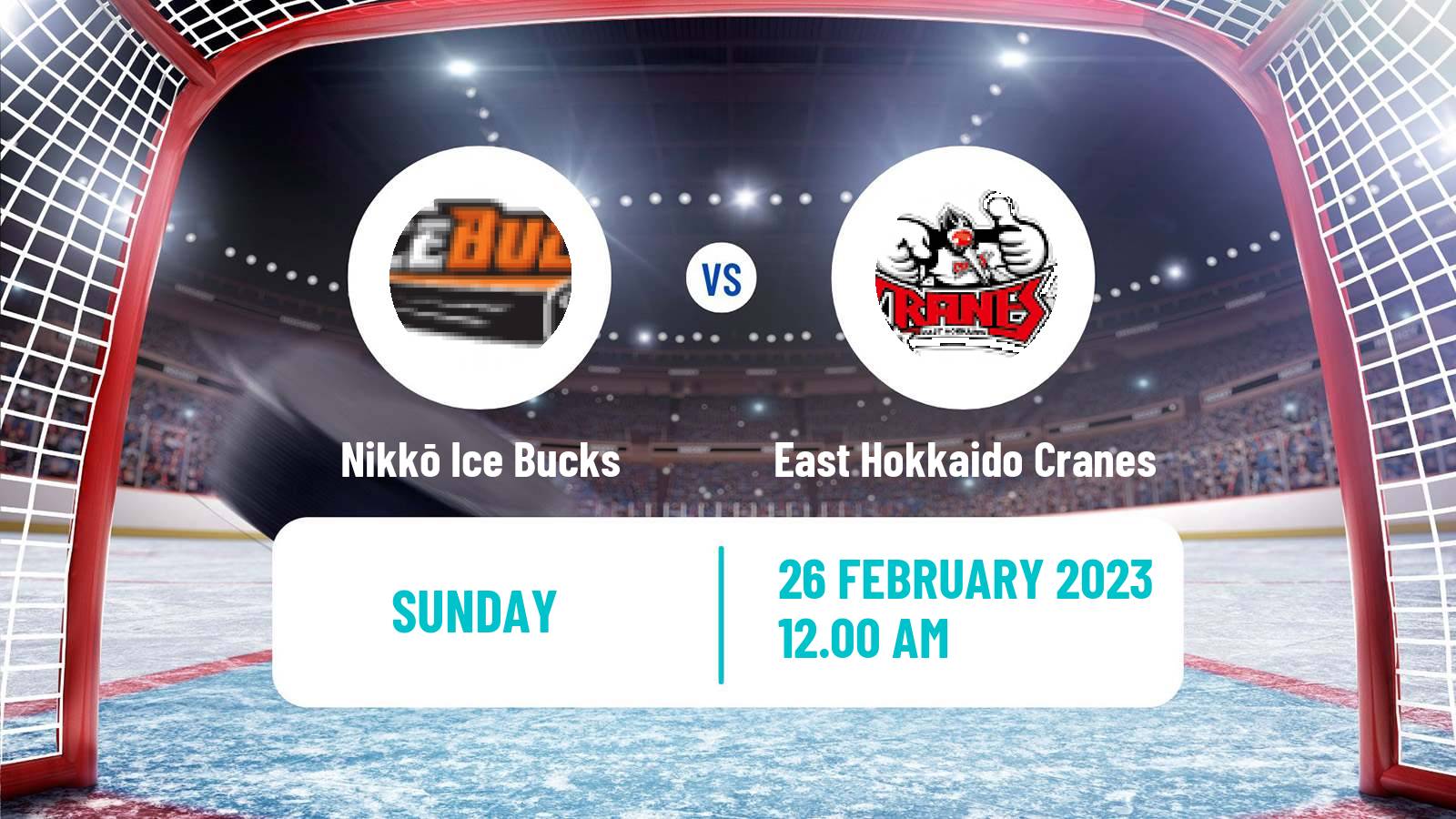 Hockey Asia League Ice Hockey Nikkō Ice Bucks - East Hokkaido Cranes