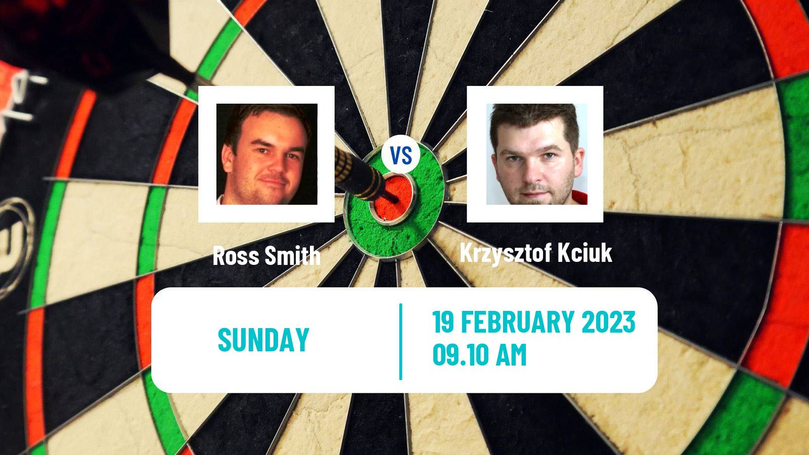 Darts Darts Ross Smith - Krzysztof Kciuk