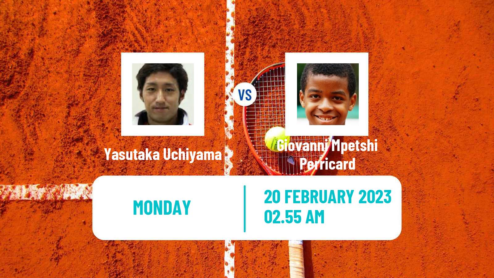 Tennis ATP Challenger Yasutaka Uchiyama - Giovanni Mpetshi Perricard