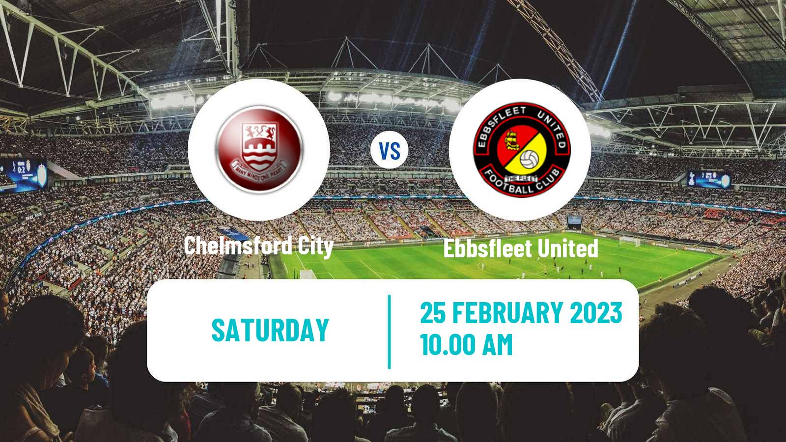 Soccer English National League South Chelmsford City - Ebbsfleet United