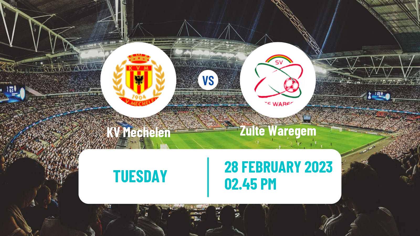 Soccer Belgian Cup KV Mechelen - Zulte Waregem