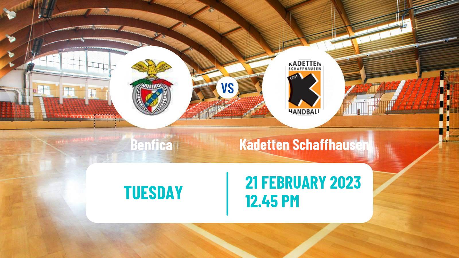 Handball EHF European League Benfica - Kadetten Schaffhausen
