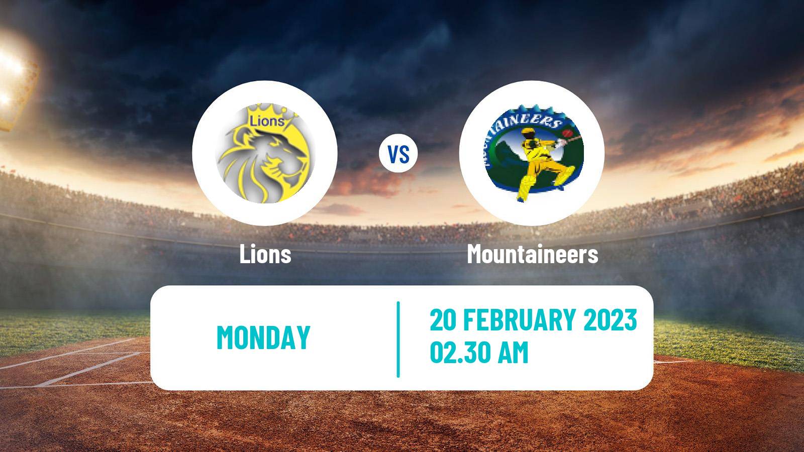 Cricket Zimbabwe Twenty20 Competition Lions - Mountaineers