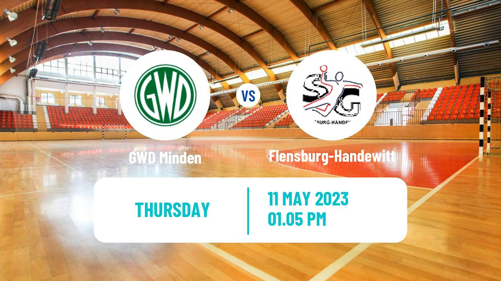 Handball German Bundesliga Handball GWD Minden - Flensburg-Handewitt