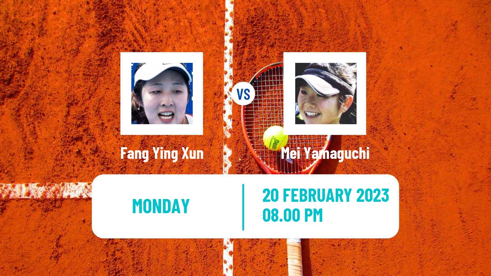 Tennis ITF Tournaments Fang Ying Xun - Mei Yamaguchi