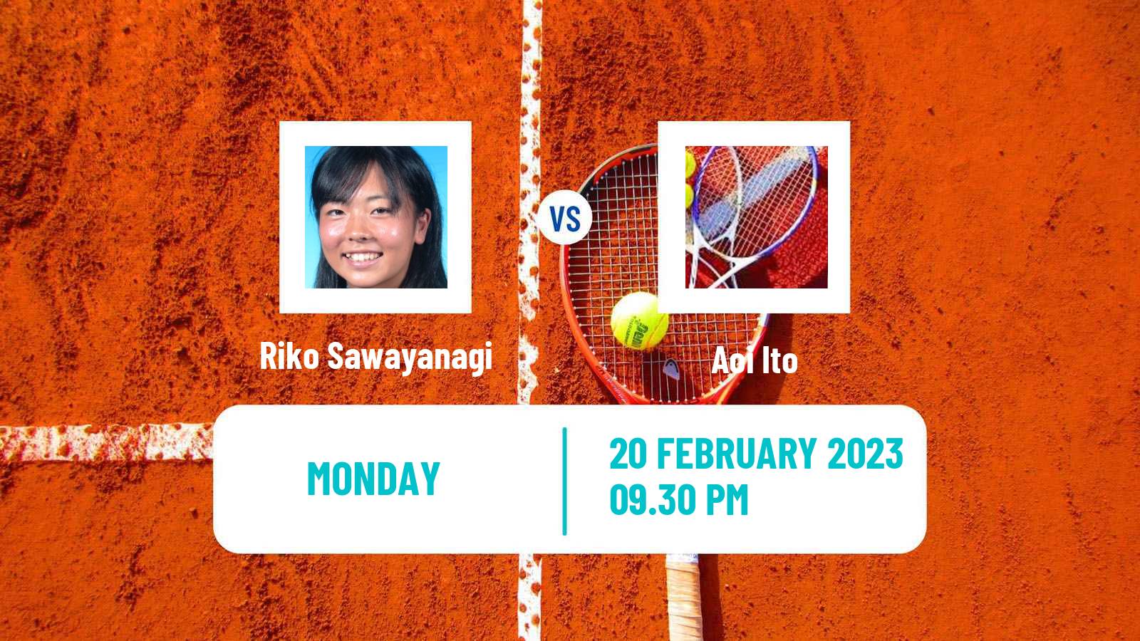 Tennis ITF Tournaments Riko Sawayanagi - Aoi Ito