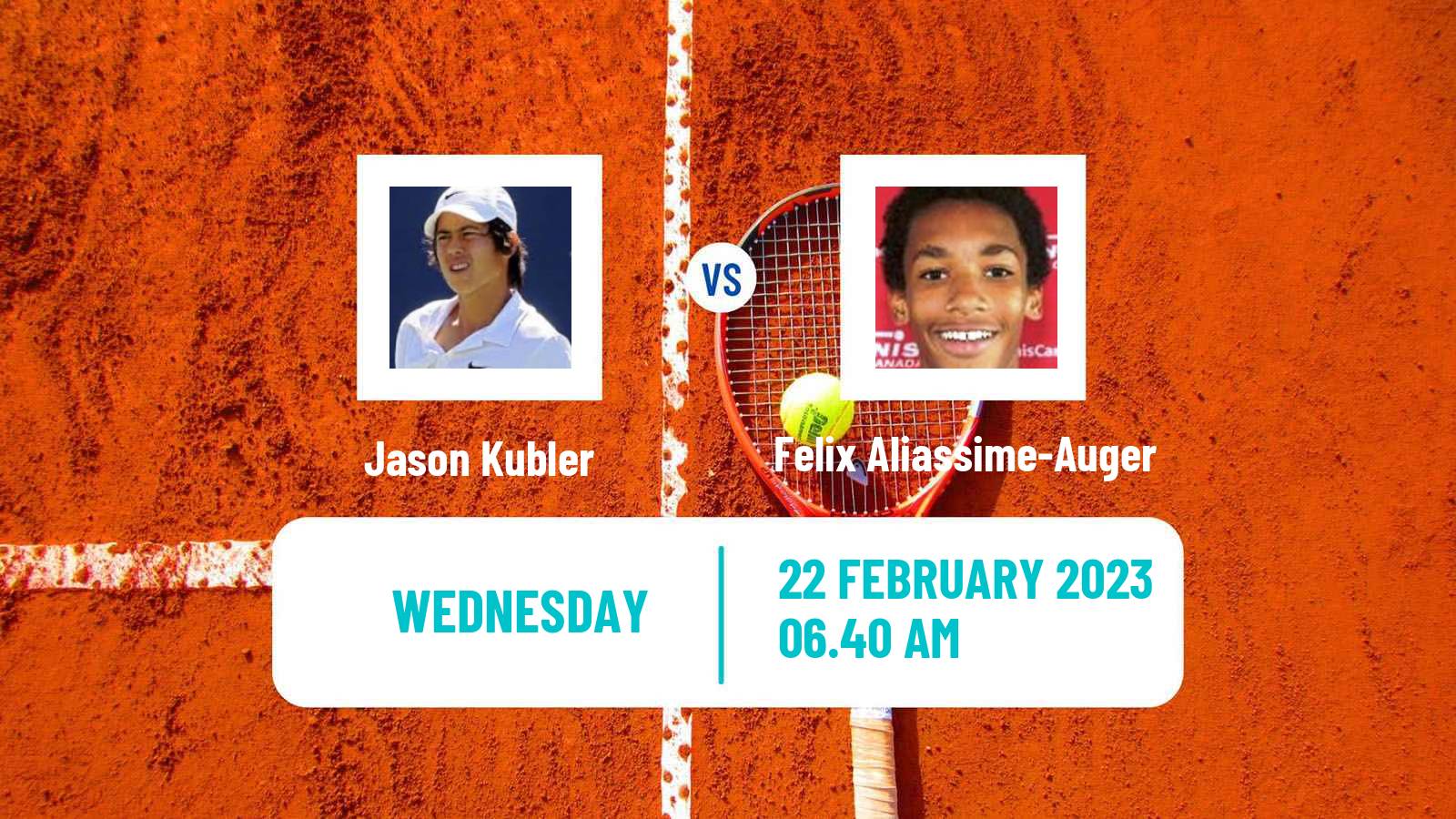Tennis ATP Doha Jason Kubler - Felix Aliassime-Auger