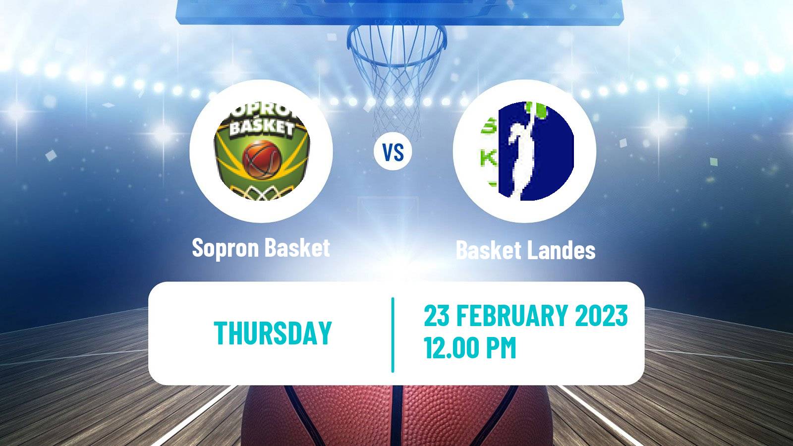 Basketball Euroleague Women Sopron Basket - Basket Landes