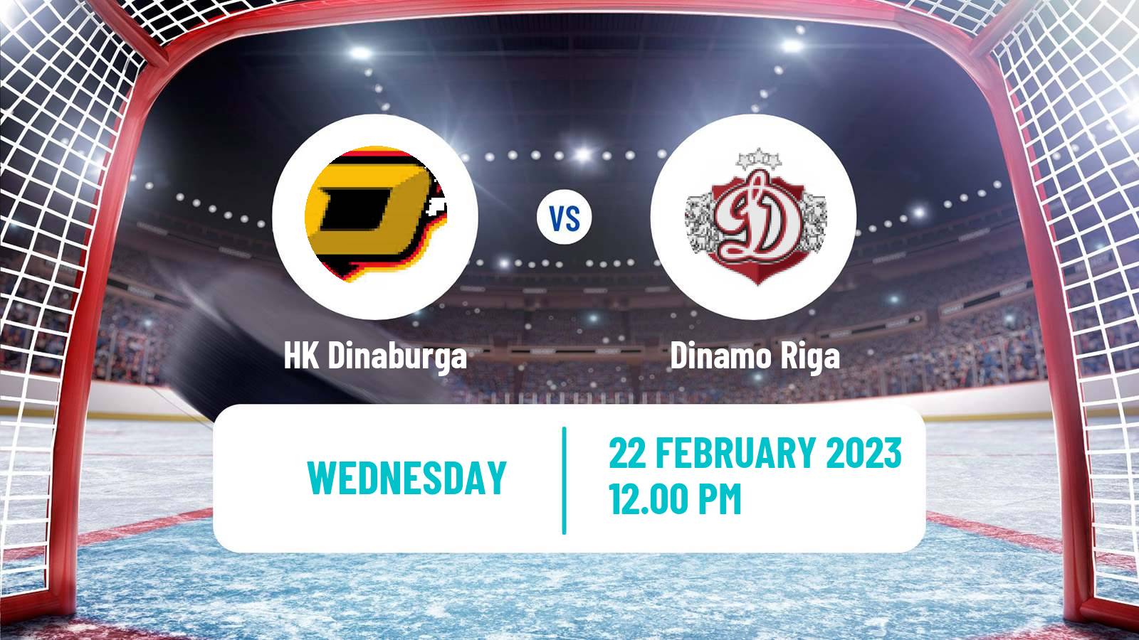 Hockey Latvian Hokeja Liga Dinaburga - Dinamo Riga