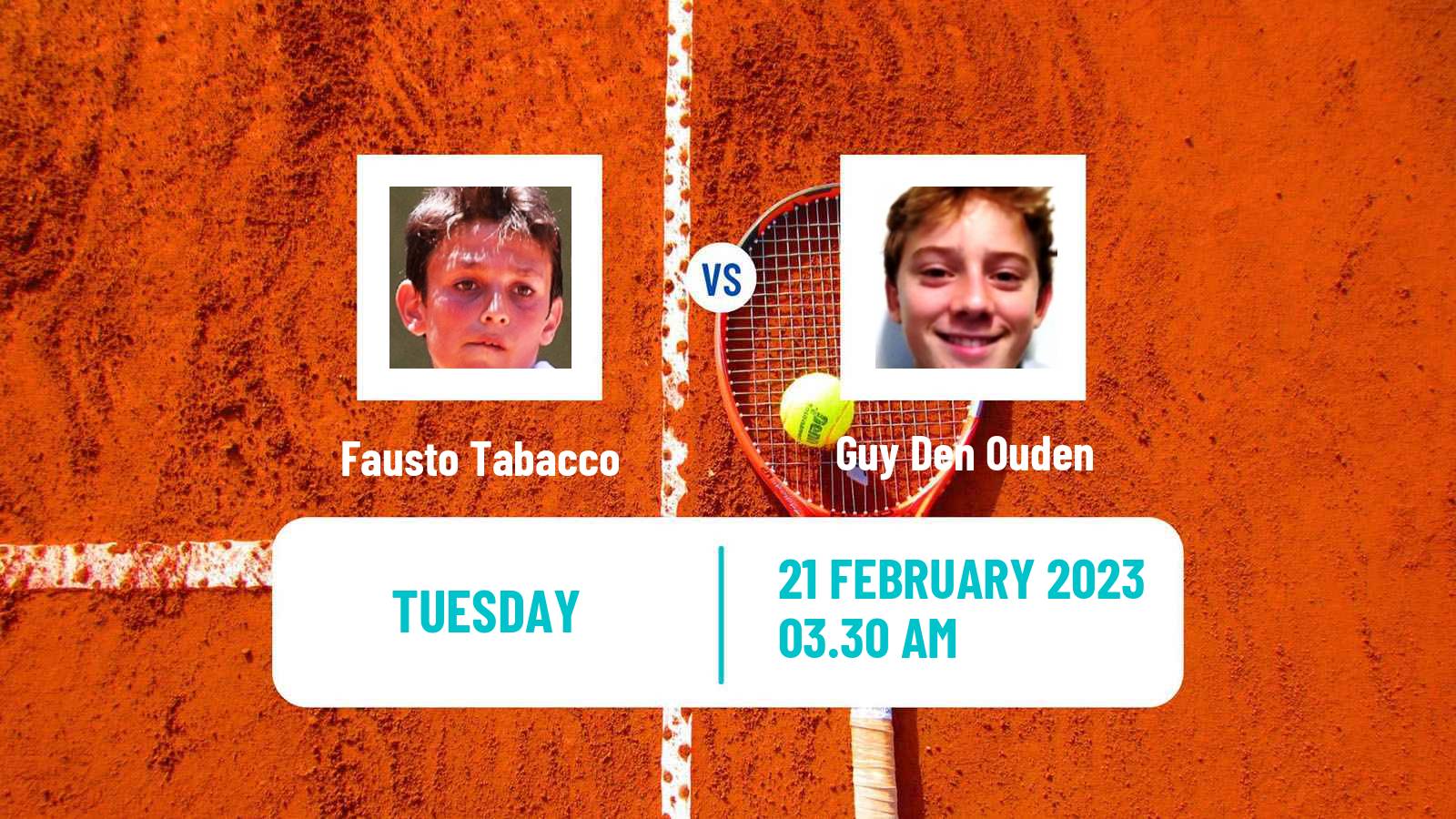 Tennis ITF Tournaments Fausto Tabacco - Guy Den Ouden