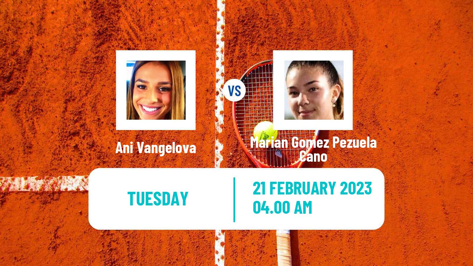 Tennis ITF Tournaments Ani Vangelova - Marian Gomez Pezuela Cano