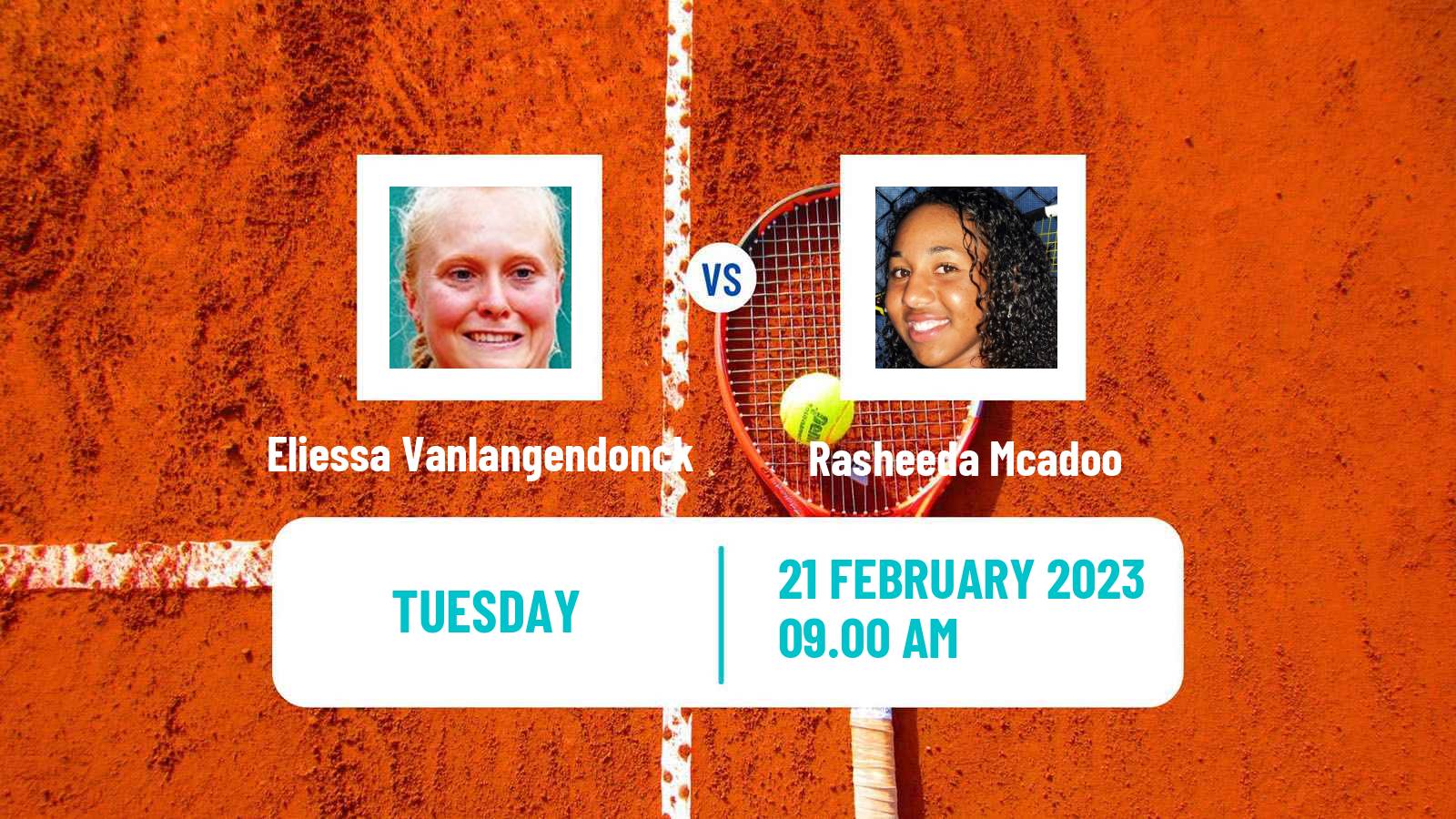 Tennis ITF Tournaments Eliessa Vanlangendonck - Rasheeda Mcadoo