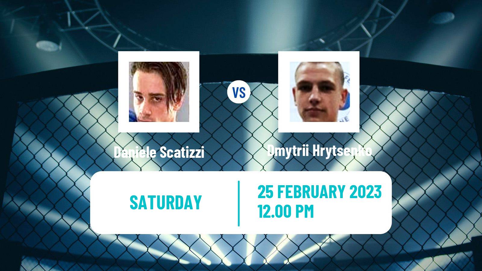 MMA MMA Daniele Scatizzi - Dmytrii Hrytsenko