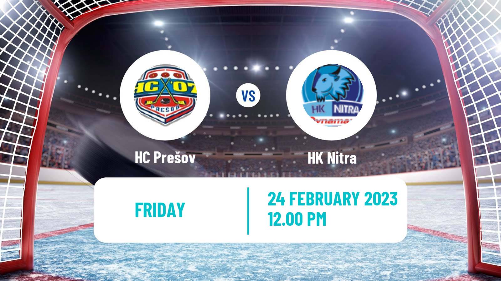 Hockey Slovak Extraliga Prešov - Nitra