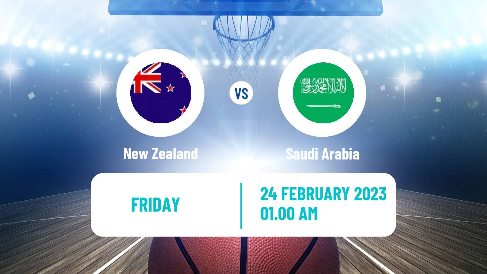 Basketball World Championship Basketball New Zealand - Saudi Arabia