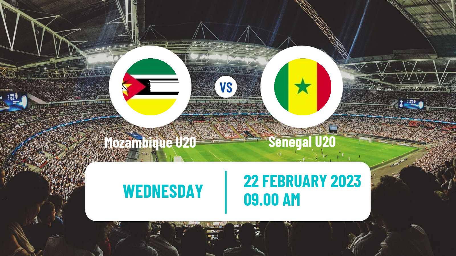 Soccer Africa Cup of Nations U20 Mozambique U20 - Senegal U20