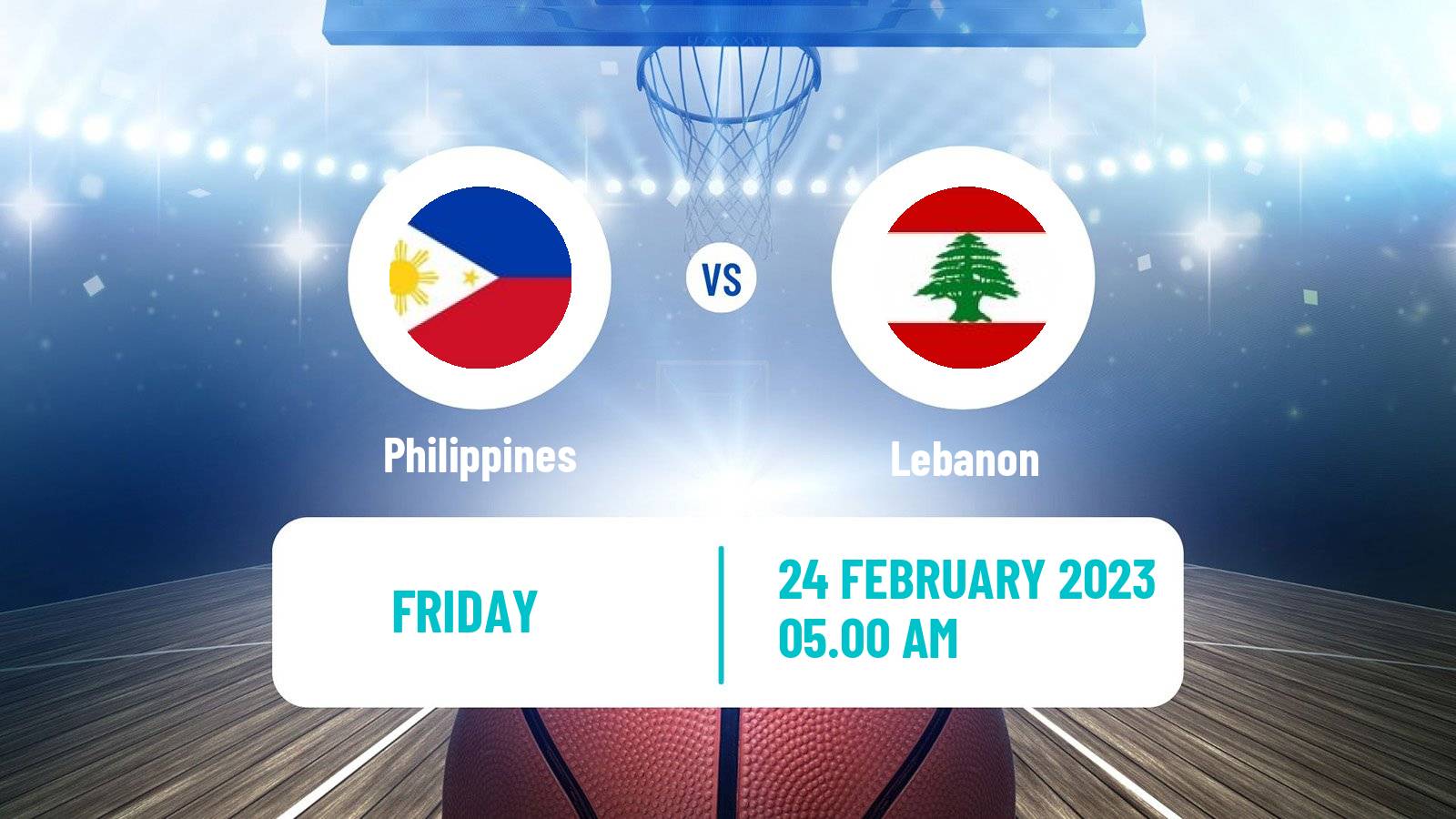 Basketball World Championship Basketball Philippines - Lebanon