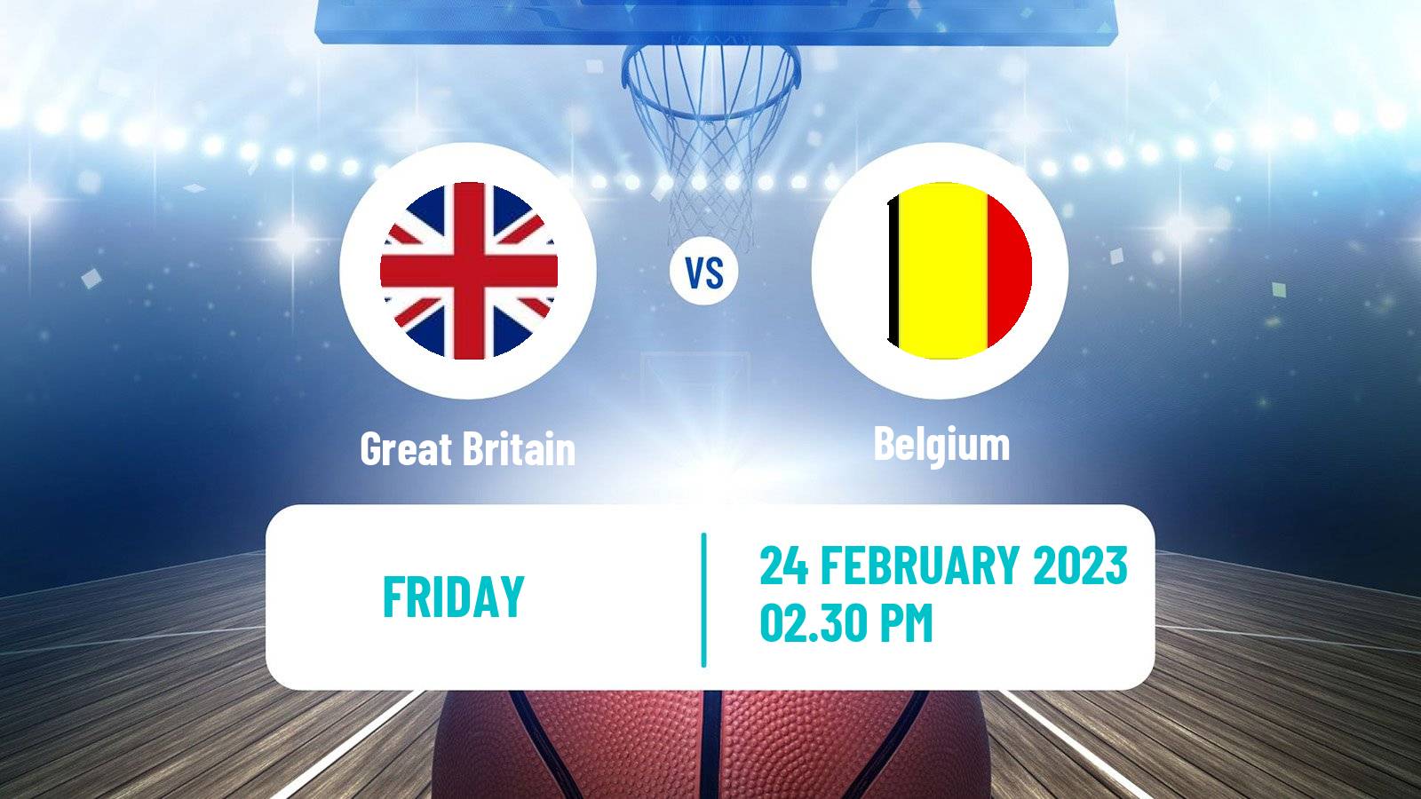 Basketball World Championship Basketball Great Britain - Belgium