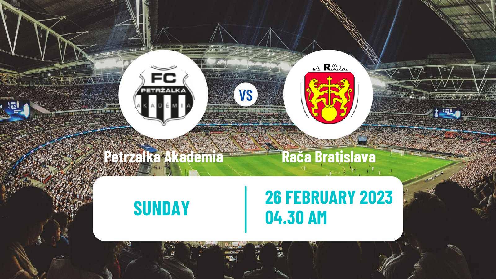 Soccer Slovak 2 Liga Petrzalka Akademia - Rača Bratislava