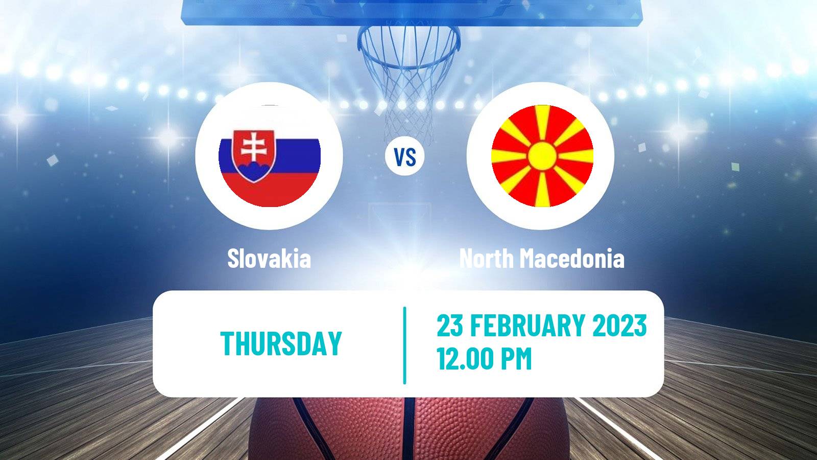Basketball EuroBasket Slovakia - North Macedonia