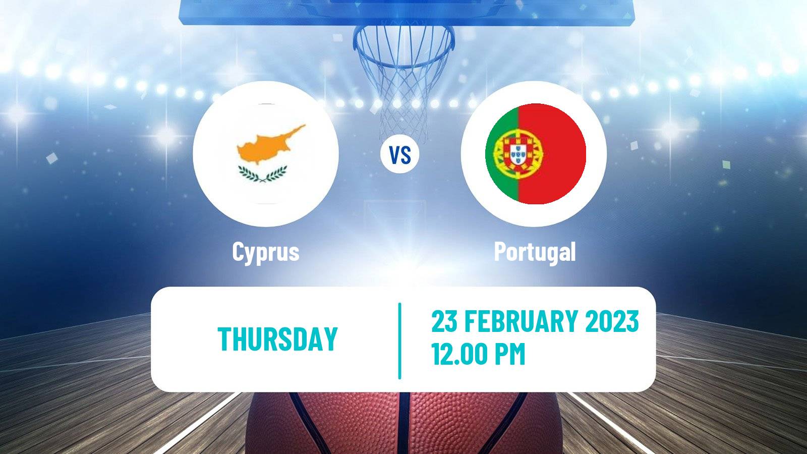 Basketball EuroBasket Cyprus - Portugal