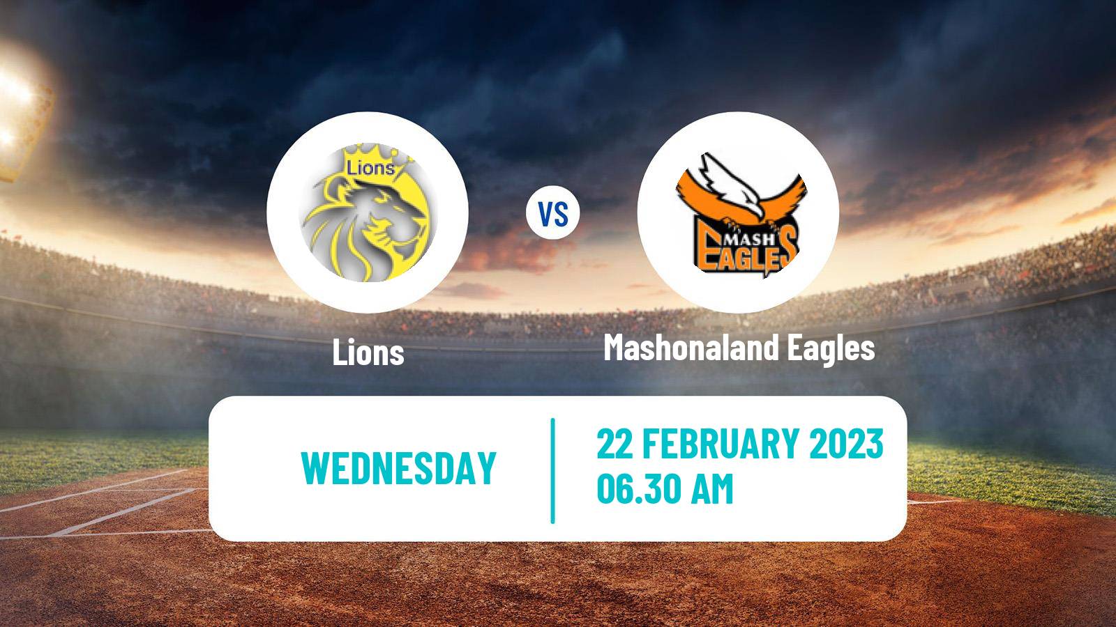 Cricket Zimbabwe Twenty20 Competition Lions - Mashonaland Eagles