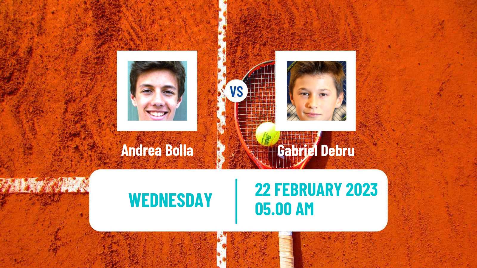 Tennis ITF Tournaments Andrea Bolla - Gabriel Debru