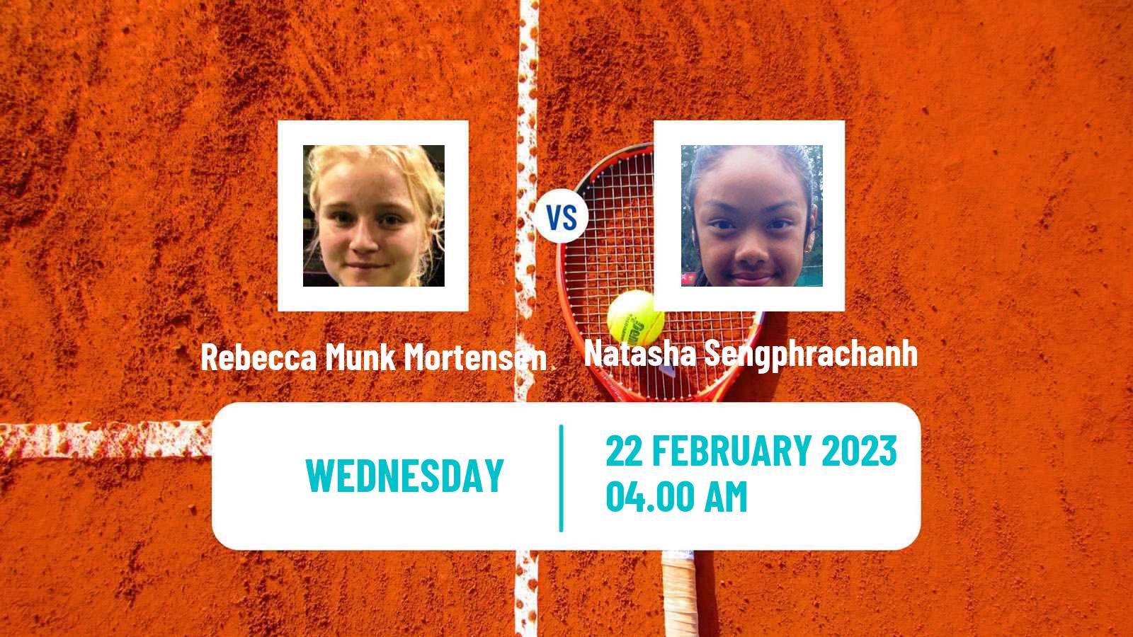 Tennis ITF Tournaments Rebecca Munk Mortensen - Natasha Sengphrachanh