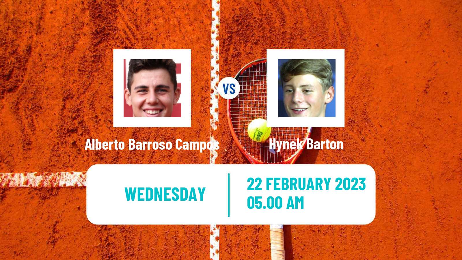Tennis ITF Tournaments Alberto Barroso Campos - Hynek Barton