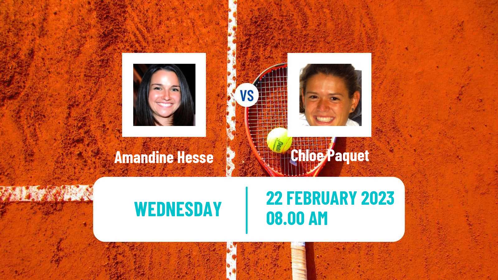 Tennis ITF Tournaments Amandine Hesse - Chloe Paquet