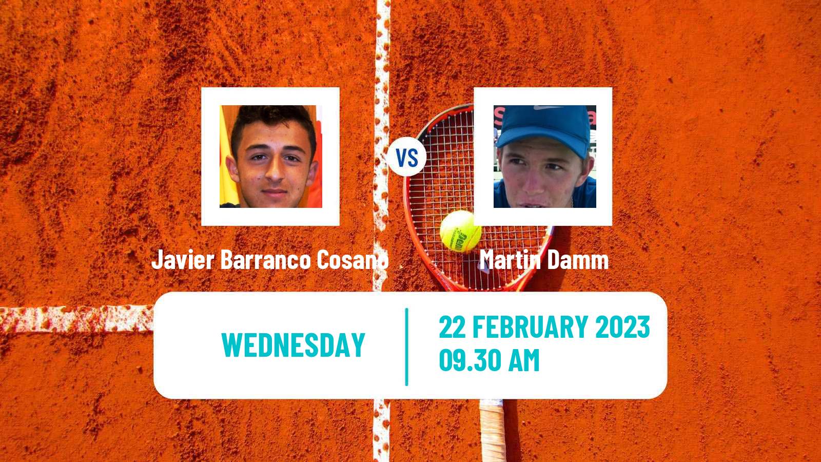 Tennis ITF Tournaments Javier Barranco Cosano - Martin Damm