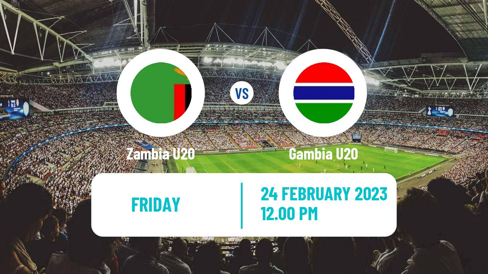 Soccer Africa Cup of Nations U20 Zambia U20 - Gambia U20