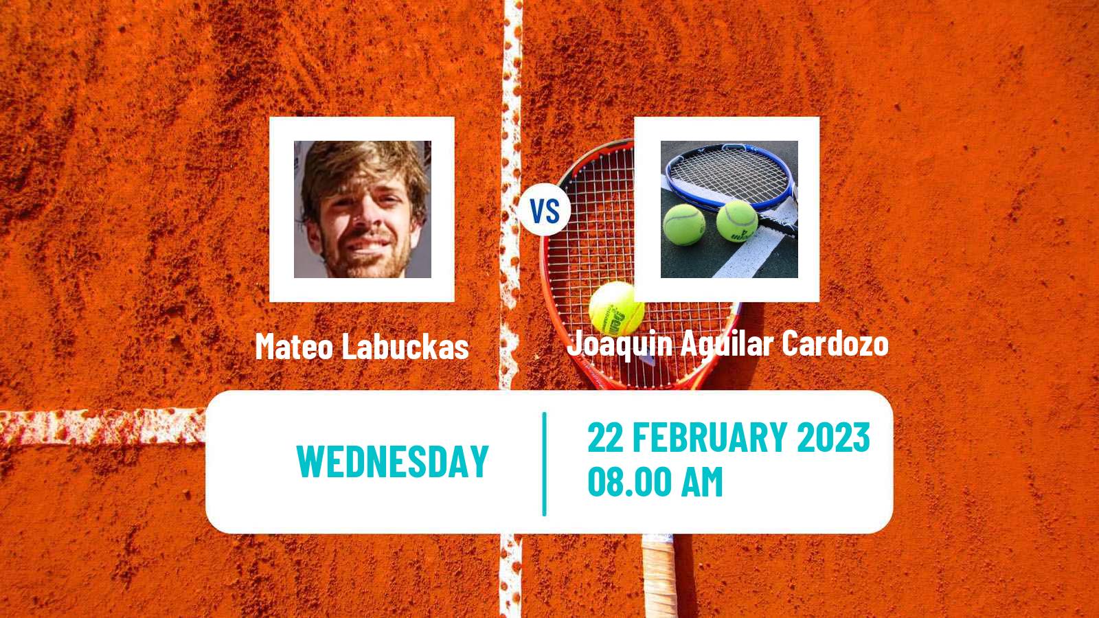 Tennis ITF Tournaments Mateo Labuckas - Joaquin Aguilar Cardozo