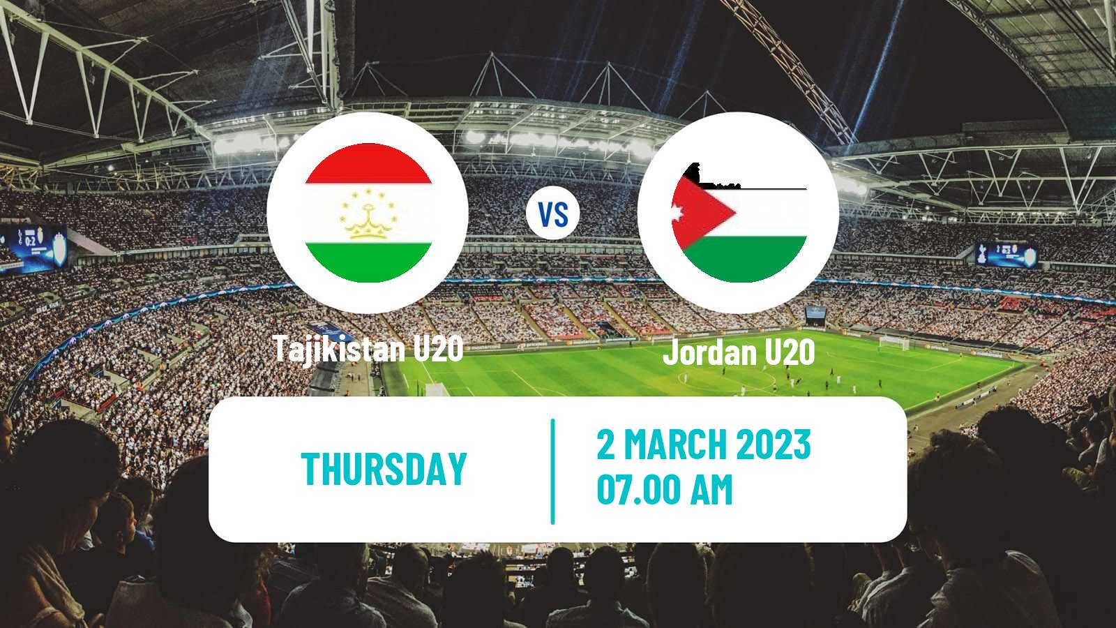 Soccer AFC Championship U20 Tajikistan U20 - Jordan U20