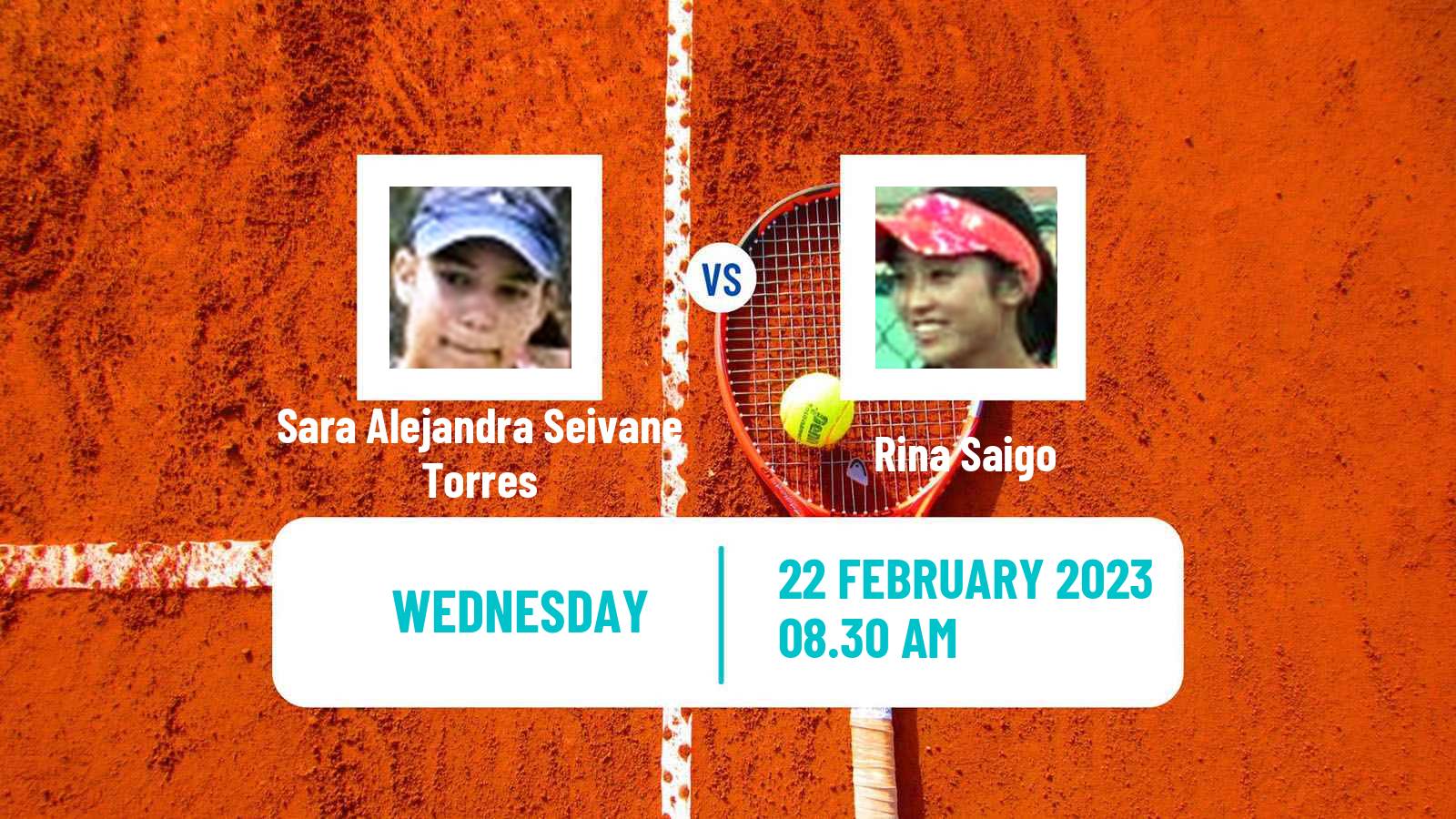 Tennis ITF Tournaments Sara Alejandra Seivane Torres - Rina Saigo