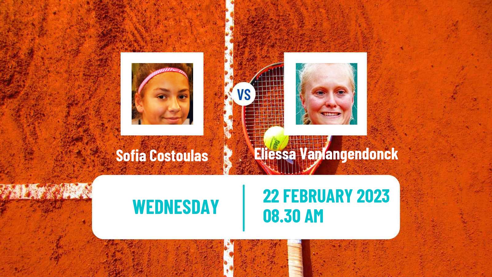 Tennis ITF Tournaments Sofia Costoulas - Eliessa Vanlangendonck