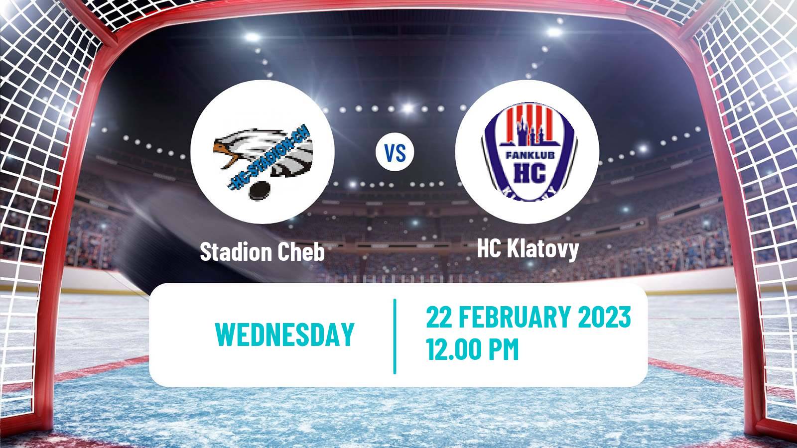 Hockey Czech 2 Liga Hockey West Stadion Cheb - Klatovy