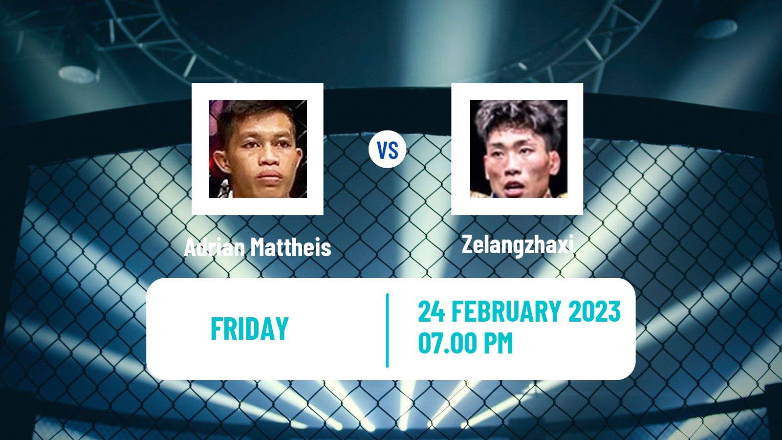 MMA MMA Adrian Mattheis - Zelangzhaxi