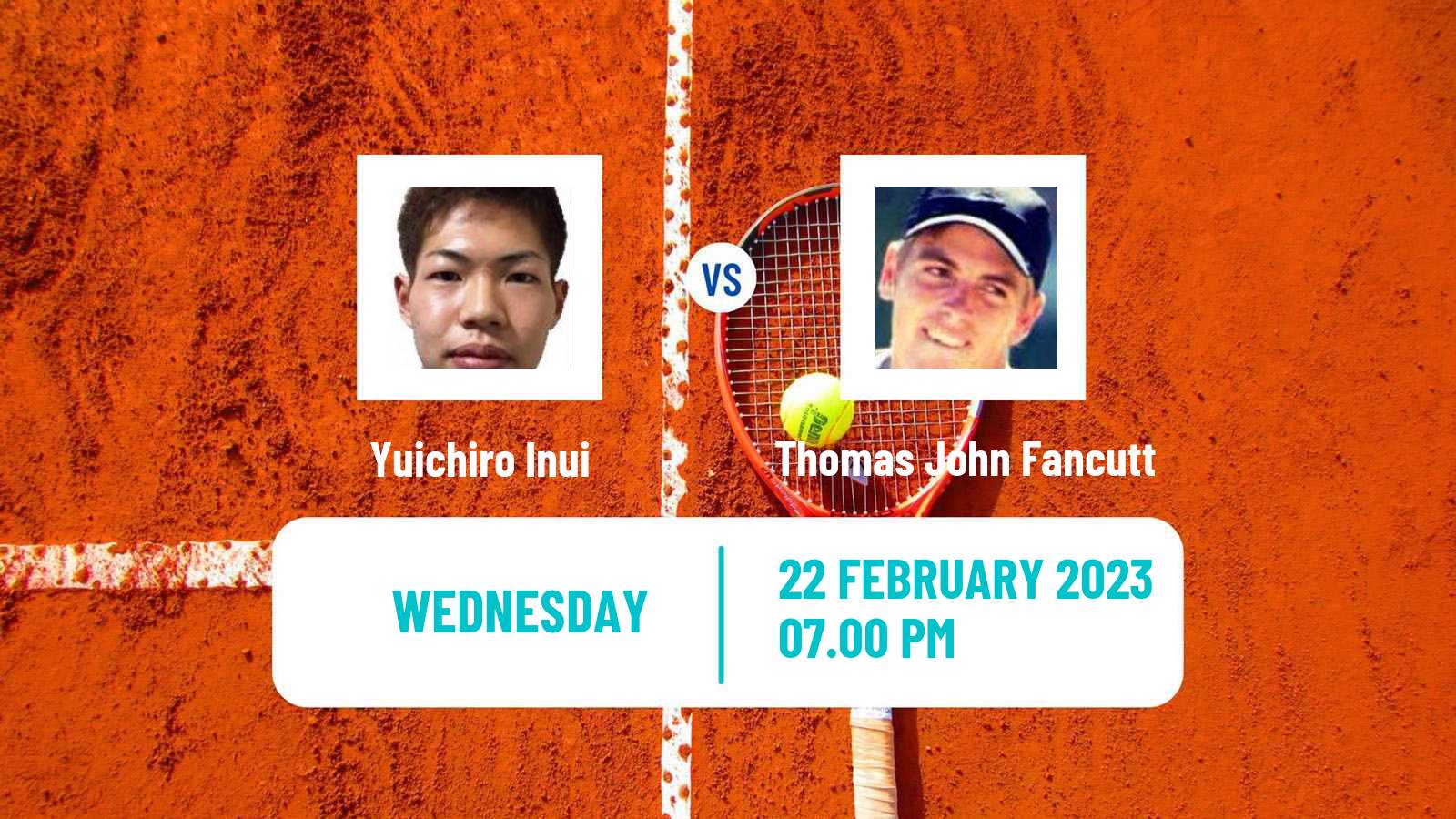 Tennis ITF Tournaments Yuichiro Inui - Thomas John Fancutt