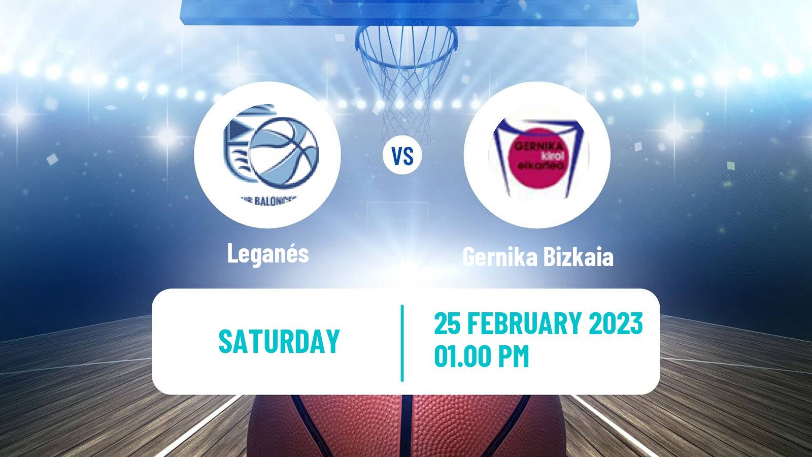 Basketball Spanish Liga Femenina Basketball Leganés - Gernika Bizkaia