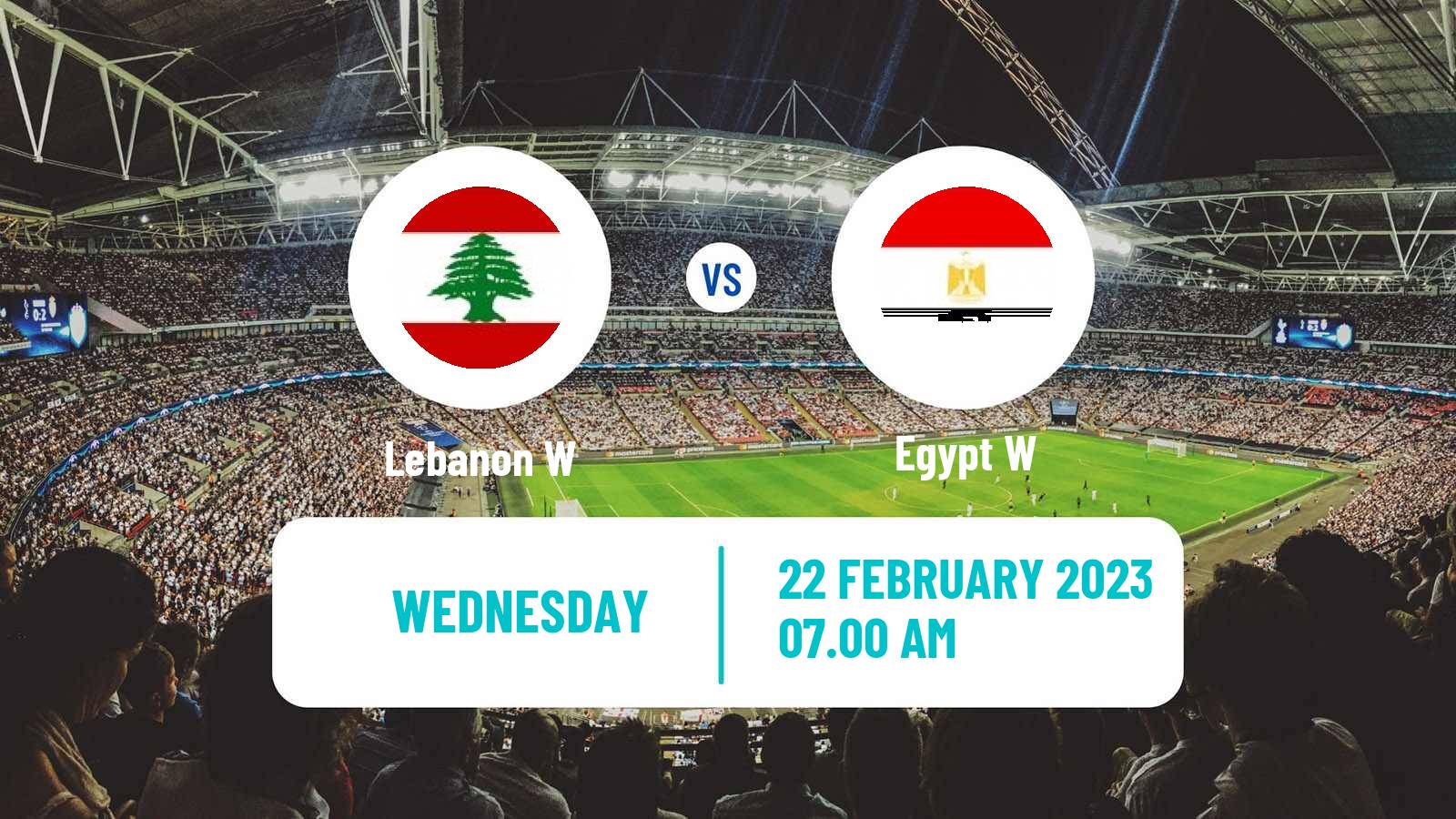 Soccer Friendly International Women Lebanon W - Egypt W