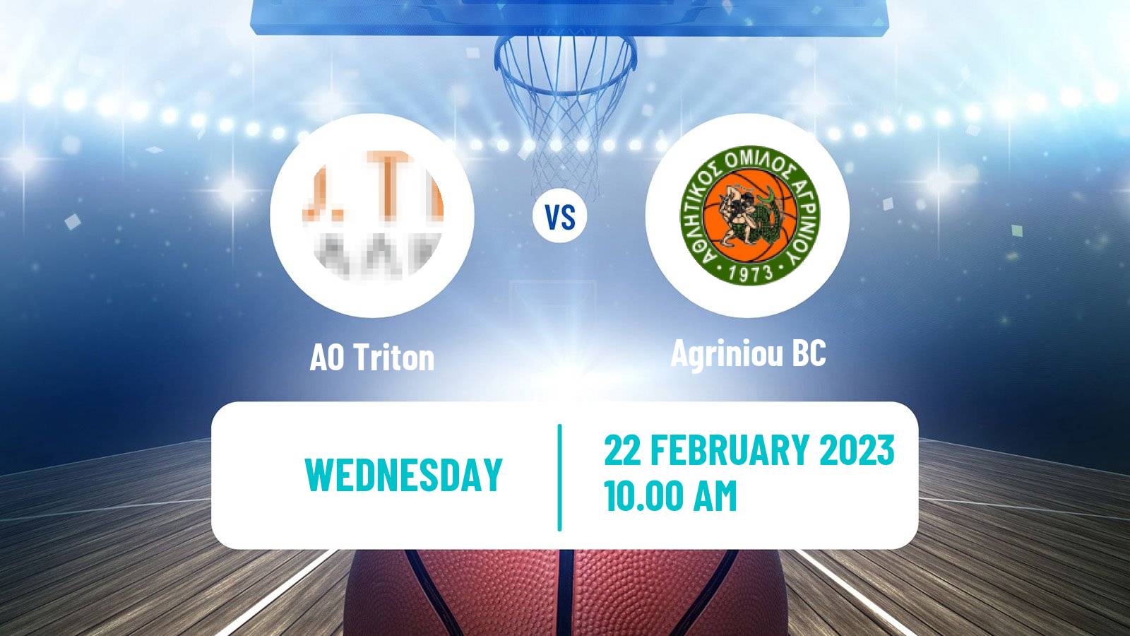 Basketball Greek Elite League Basketball Triton - Agriniou