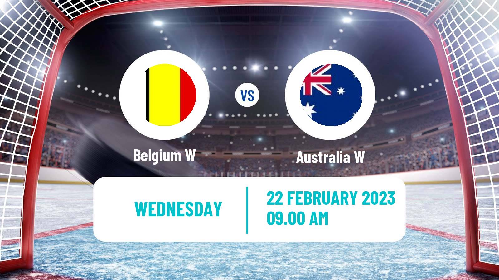 Hockey IIHF World Championship IIB Women Belgium W - Australia W