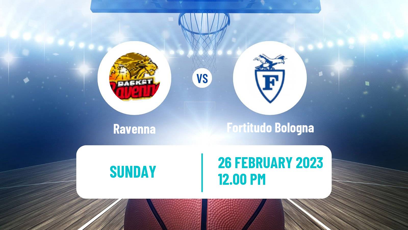 Basketball Italian Serie A2 Basketball Ravenna - Fortitudo Bologna