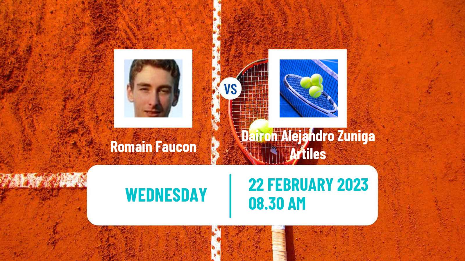 Tennis ITF Tournaments Romain Faucon - Dairon Alejandro Zuniga Artiles