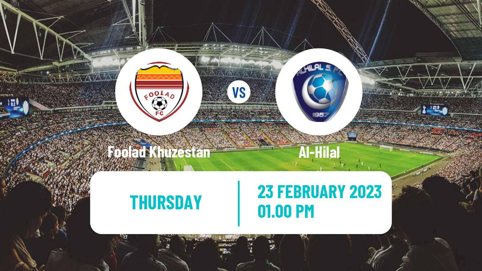 Soccer AFC Champions League Foolad Khuzestan - Al-Hilal