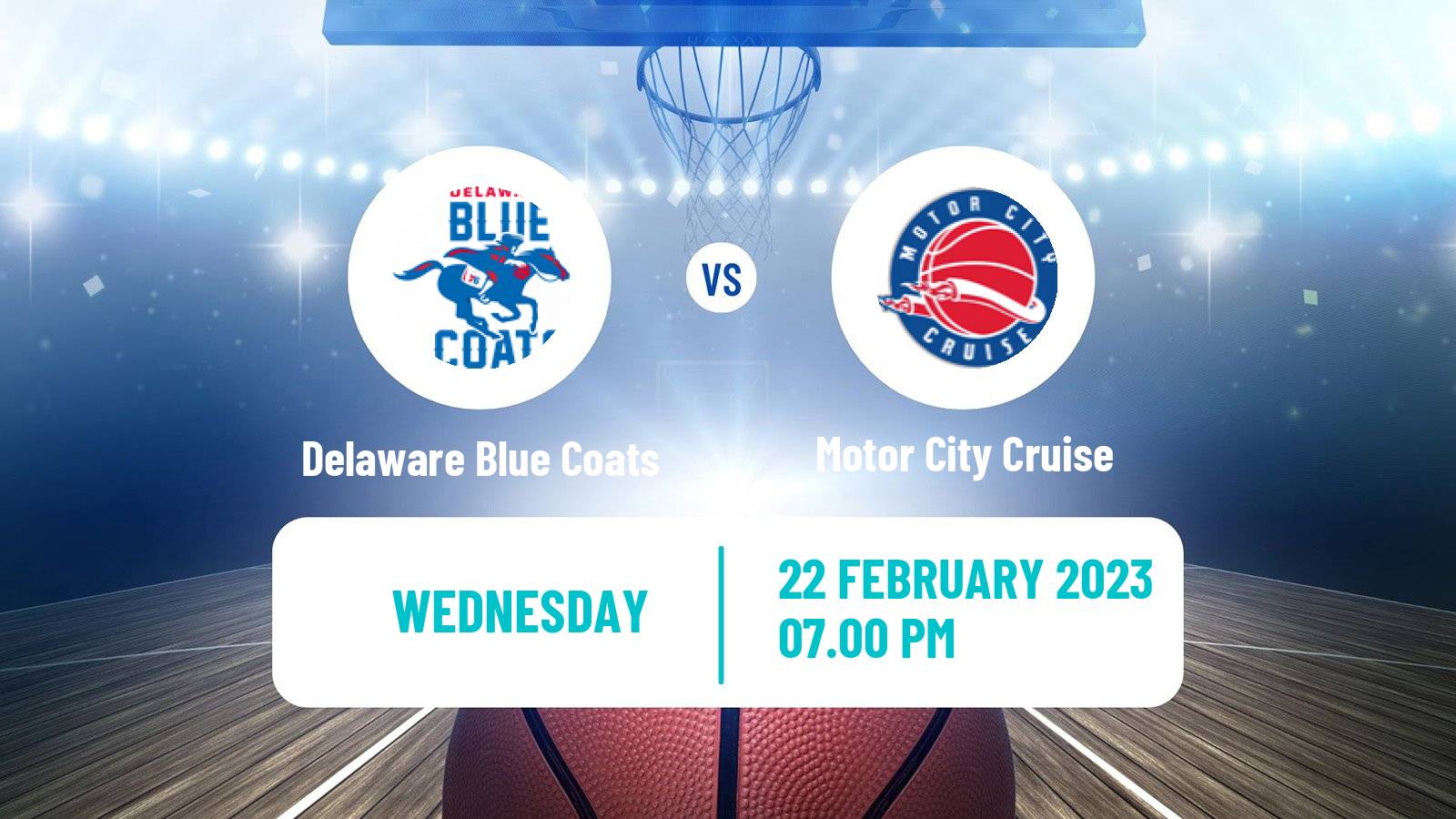 Basketball NBA G-League Delaware Blue Coats - Motor City Cruise