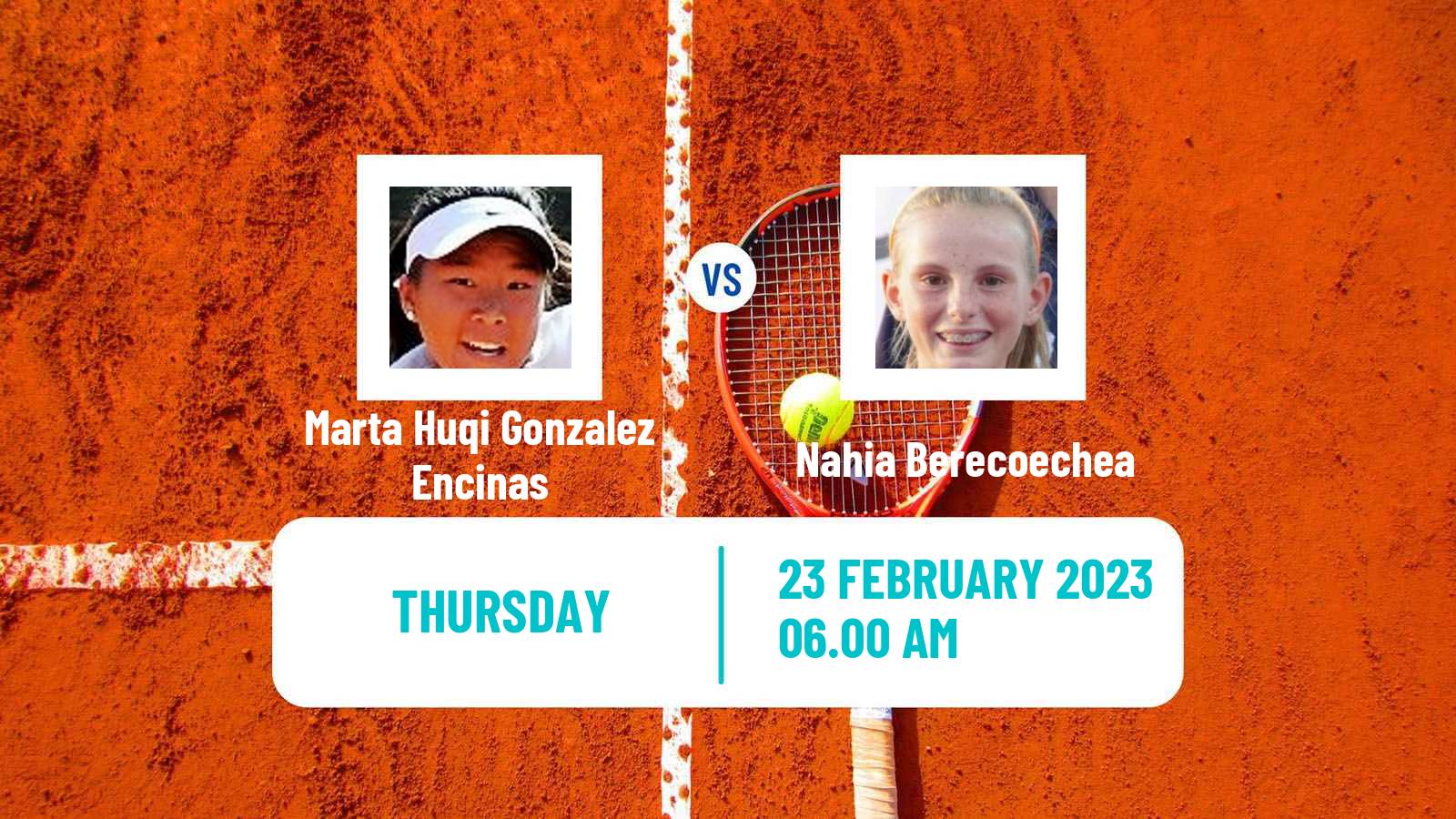 Tennis ITF Tournaments Marta Huqi Gonzalez Encinas - Nahia Berecoechea