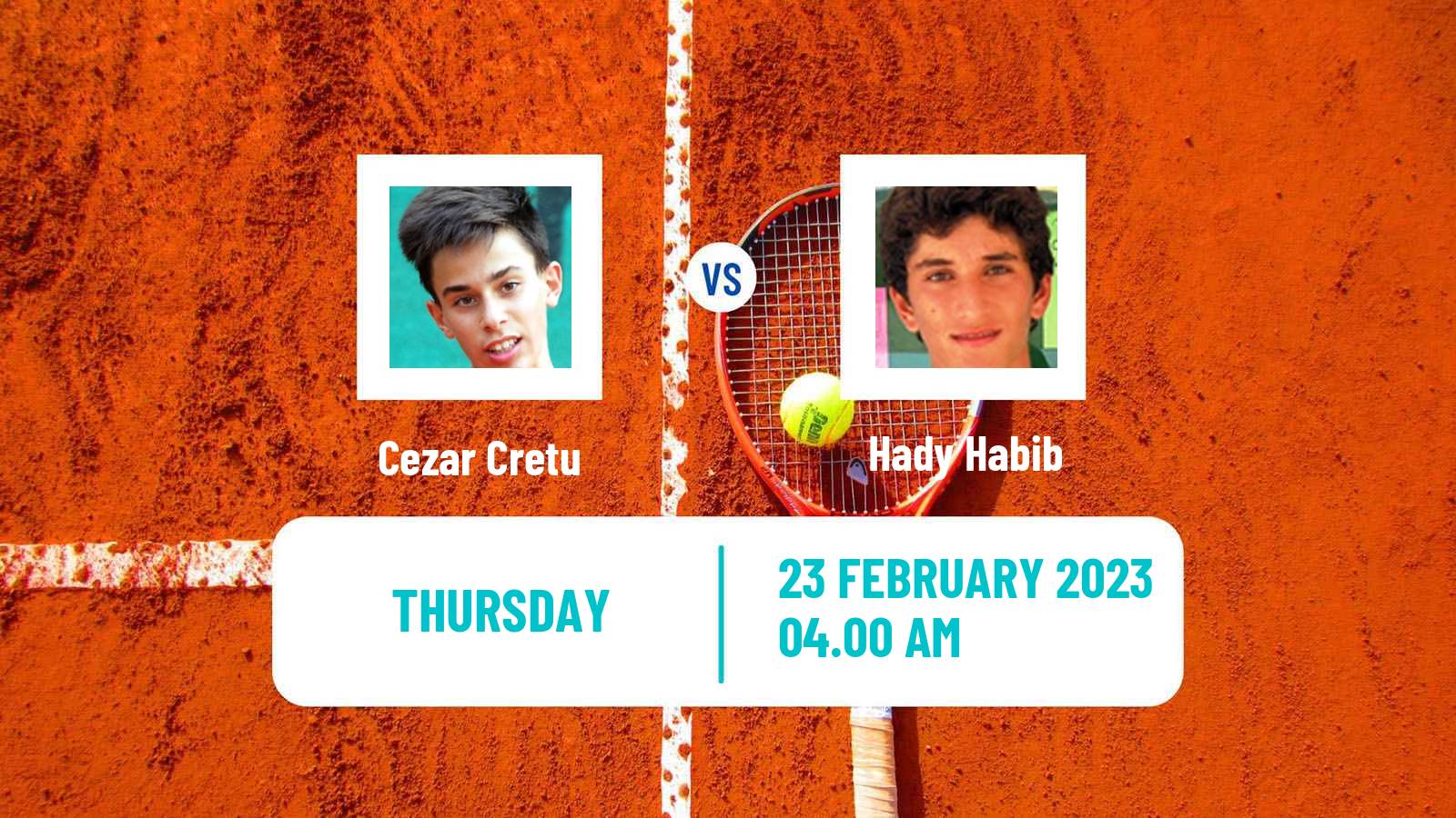 Tennis ITF Tournaments Cezar Cretu - Hady Habib