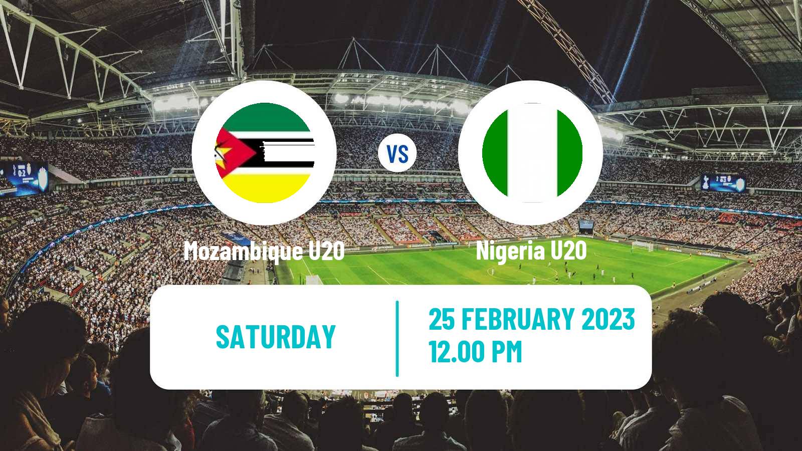 Soccer Africa Cup of Nations U20 Mozambique U20 - Nigeria U20
